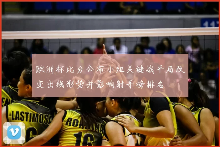 欧洲杯比分公布小组关键战平局改变出线形势并影响射手榜排名